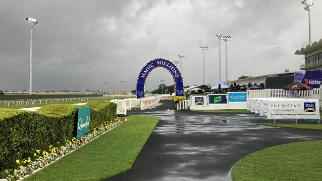 The Gold Coast Turf Club has endured wretched luck with weather events in recent years.