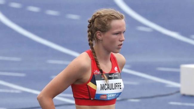 SA track star Charlotte McAuliffe. Picture: Supplied