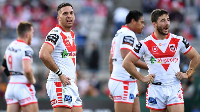 Corey Norman and the Dragons fell to another defeat. Picture: AAP