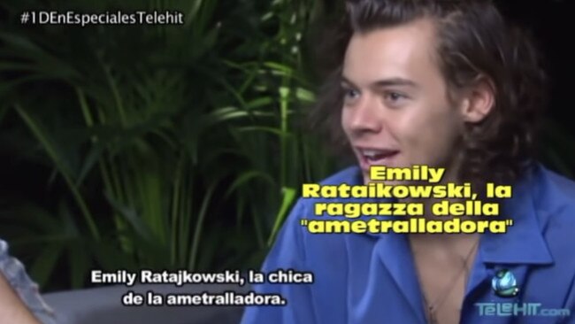 Harry Styles previously said Emily Ratajkowski was his celebrity crush.