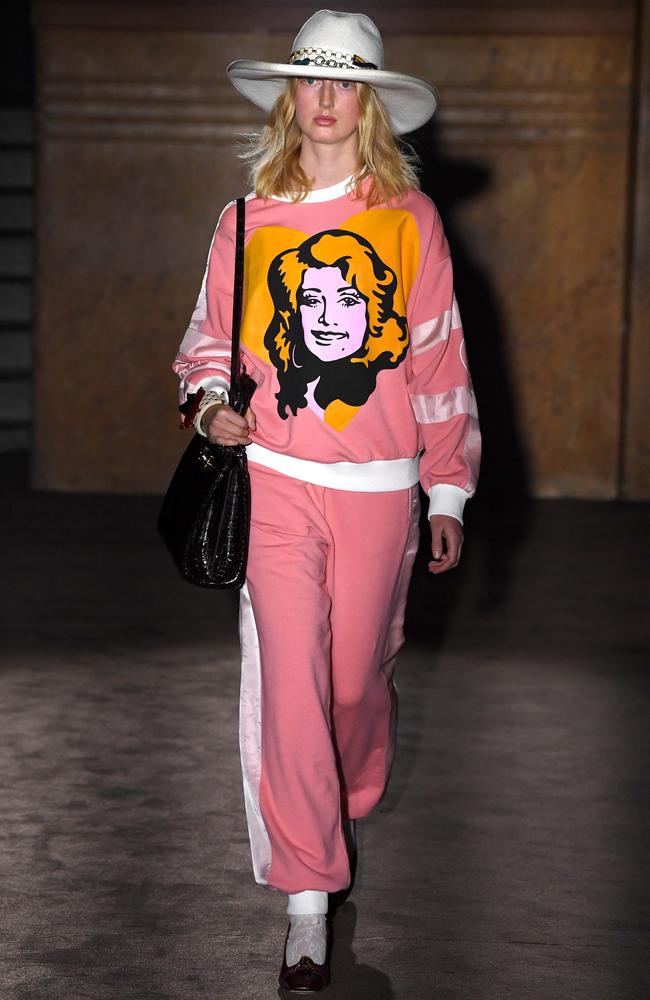 An ode to Dolly Parton. Picture: Getty Images for Gucci