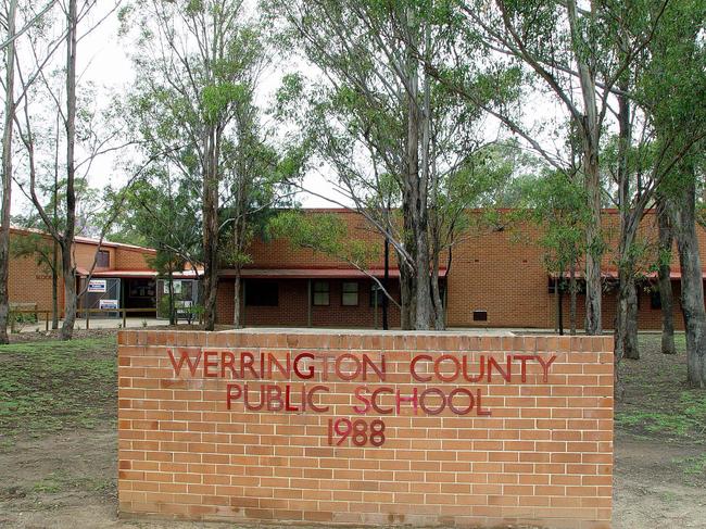 Werrington Public School has been closed for cleaning. Picture: Scott Webster.