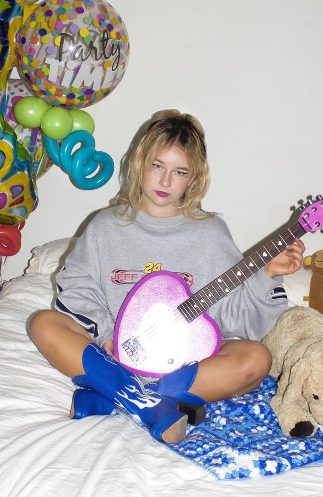 Mallrat nails the summery vibes with her new single Rockstar. Picture: Supplied