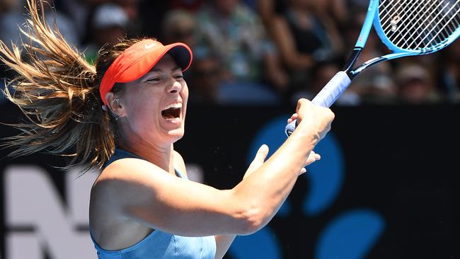 Maria Sharapova didn’t go quietly against Ash Barty.