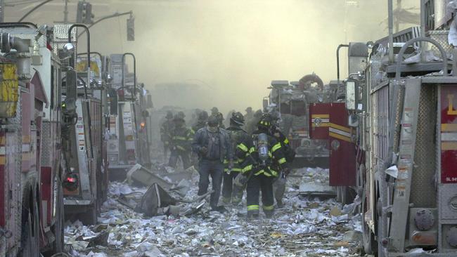 A photo taken at the World Trade Centre’s ground zero by News Corp photographer Nathan Edwards in September 2001.