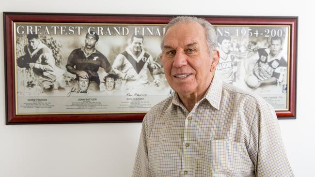 Rugby league great John Sattler on the Gold Coast today. Picture: Jerad Williams