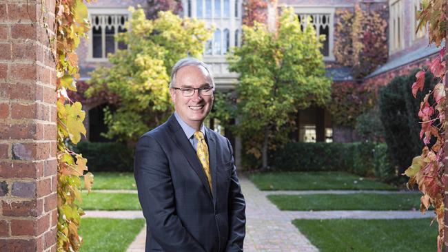 Geelong College principal Dr Peter Miller at the Newtown Campus. Photo: DANNIKA BONSER