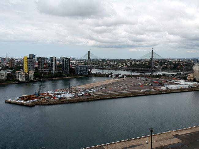 Glebe Island’s closure would drive up house prices, industry figures say. Picture: Tim Hunter.