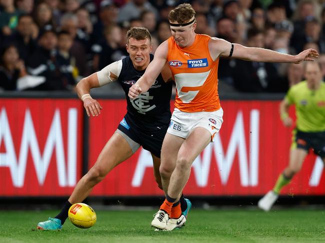 Giants star Tom Green doesn’t think his team is an arrogant side. Picture: Michael Willson/AFL Photos via Getty Images
