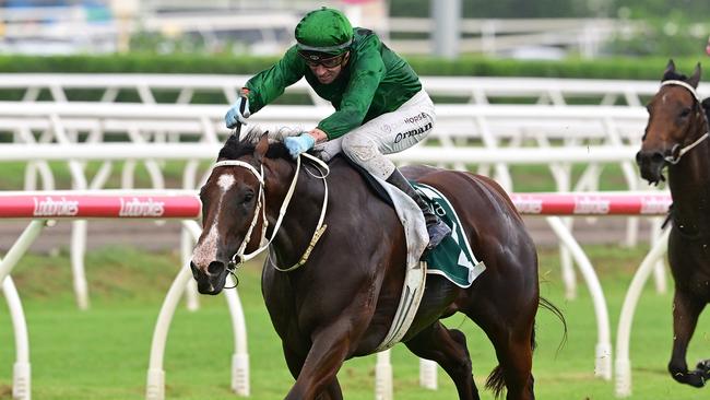 Far Too Easy is a wet track specialist. Picture: Grant Peters — Trackside Photography.