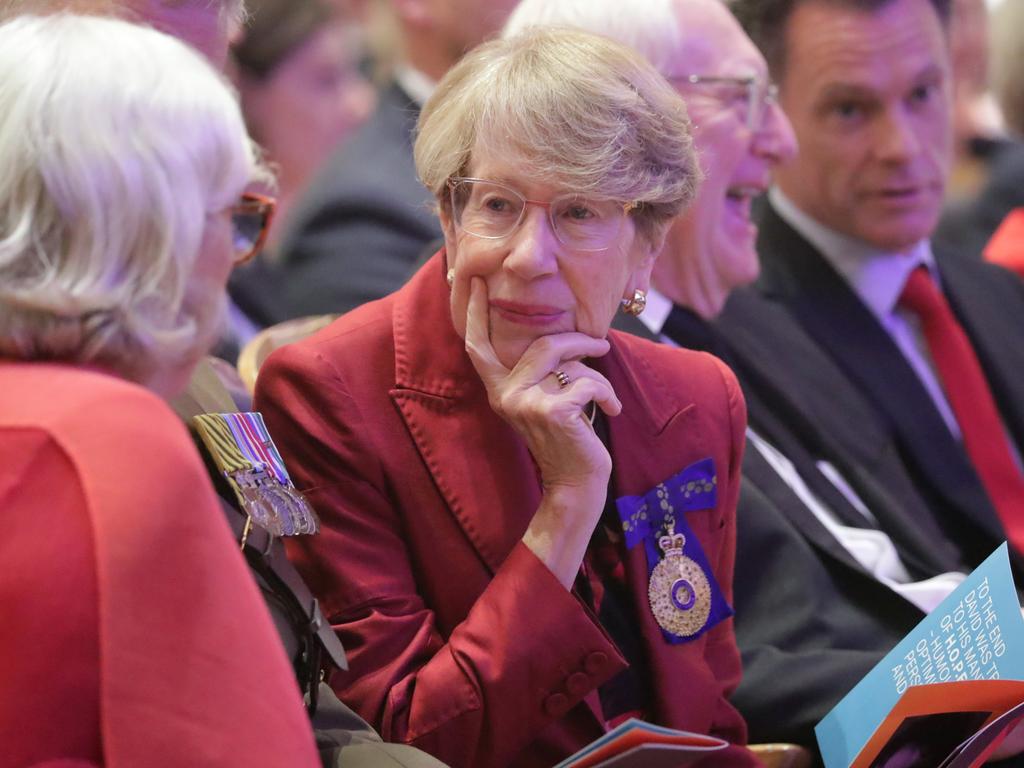 NSW Governor Margaret Beazley at the State Memorial. Picture: Christian Gilles / NewsWire