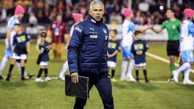 Sydney FC coach Steve Corica: ‘Winning trophies is our business.’ Picture: AAP