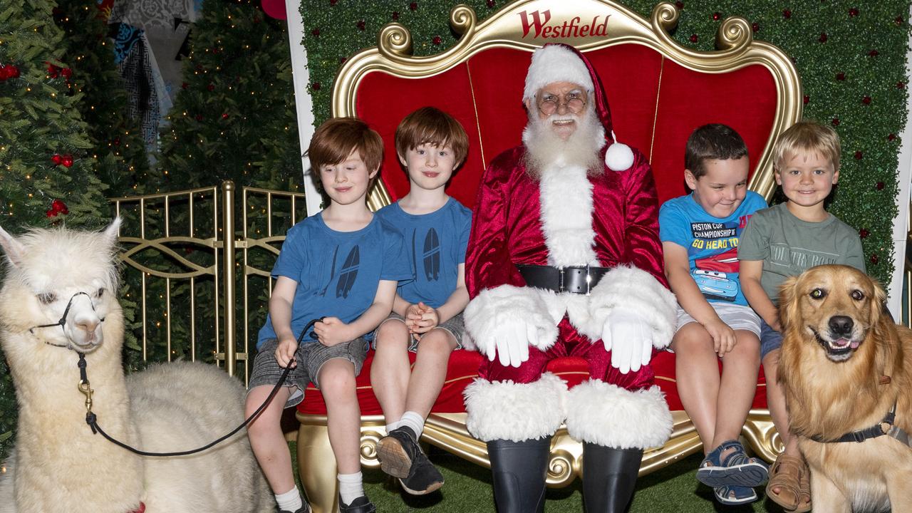 Traditional family photos with Santa were put on hold during Covid, and have struggled to bounce back. Picture: NewsWire / Monique Harmer