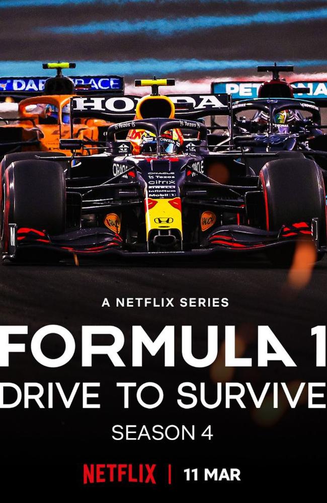 A poster for Formula 1: Drive to Survive' Season 4.