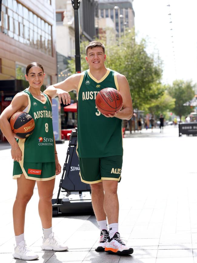 The Australian Boomers and Opals packed out the Adelaide Entertainment Centre this week. Picture: Kelly Barnes