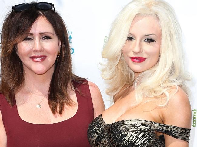 Courtney Stodden (at right) with her mother, Krista Keller.