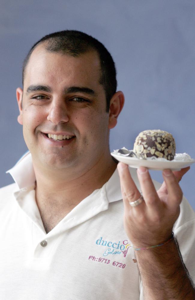 Robert De Grazia at Ducio gelato,Five Dock.