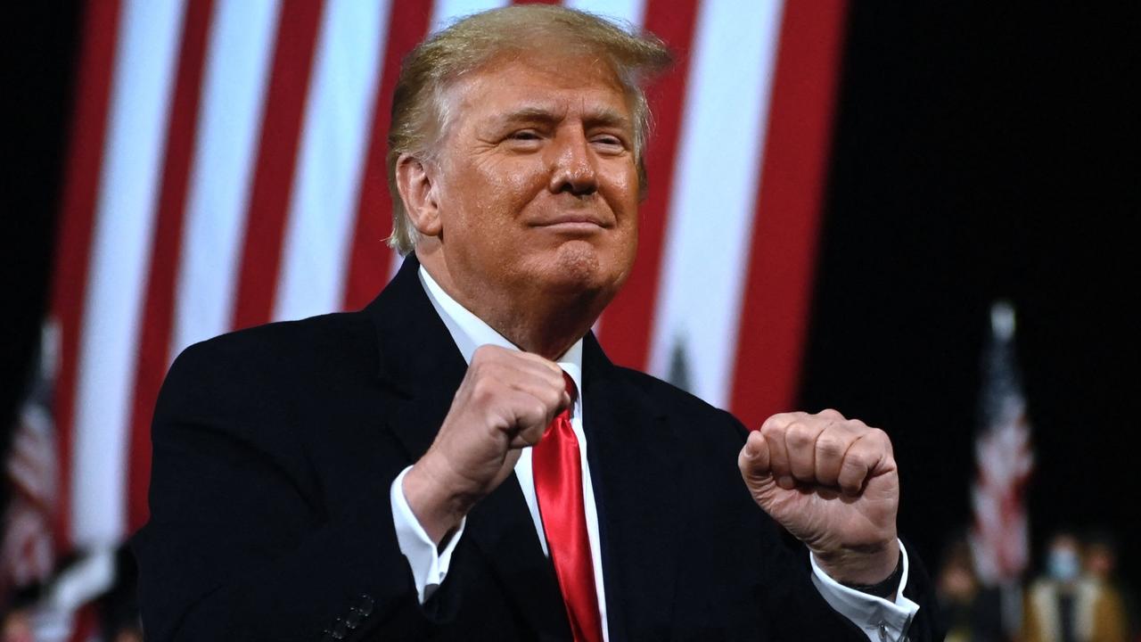 Trump isn’t shy of a few fighting words. (Photo by Andrew Caballero-Reynolds/AFP)