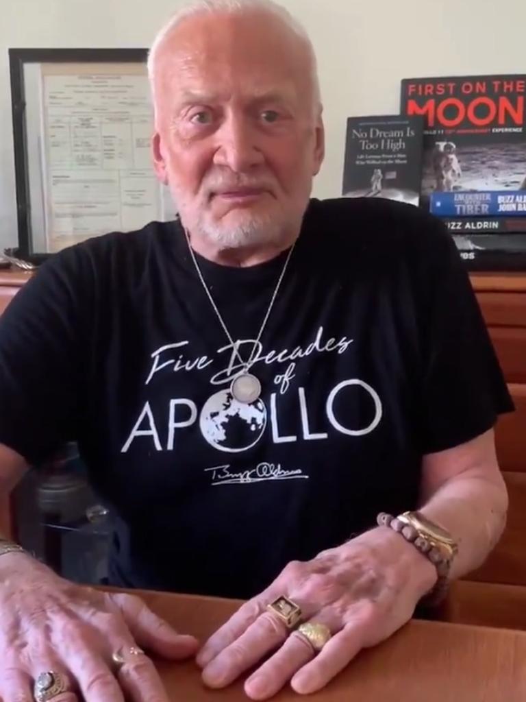 Buzz Aldrin. Picture: AP