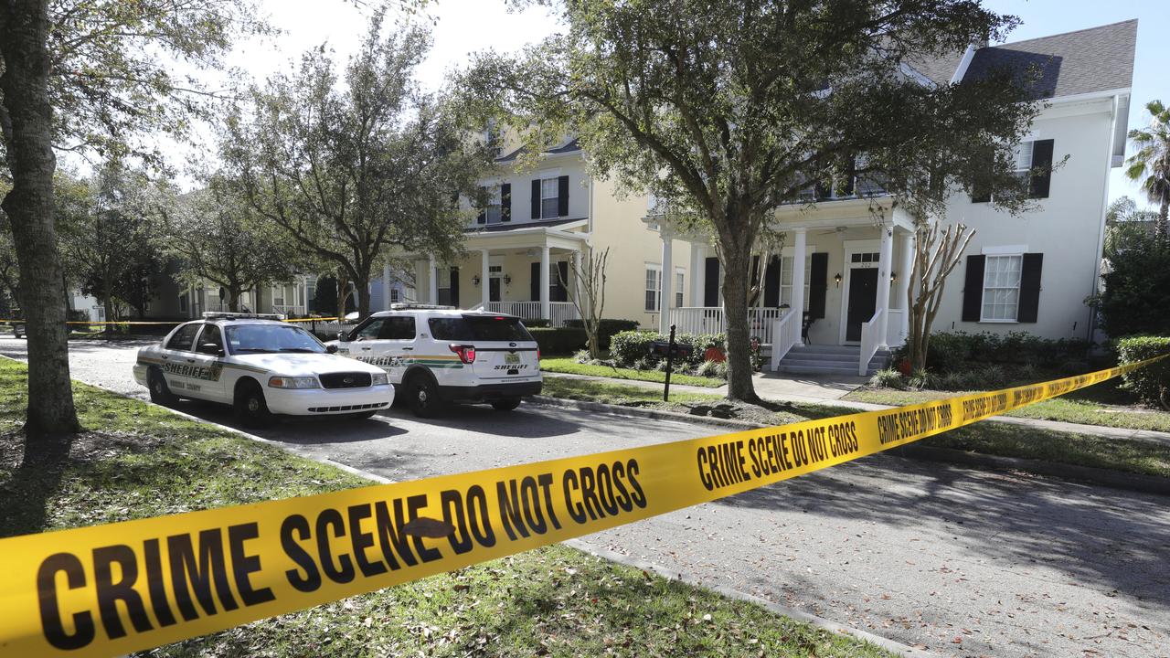 The family’s home in Celebration, Florida, a fairytale neighbourhood built by Disney World. Picture: Joe Burbank/Orlando Sentinel via AP