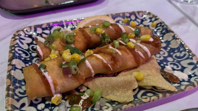 The taquitos dish at Hecho En Mexico. Picture: Antimo Iannella