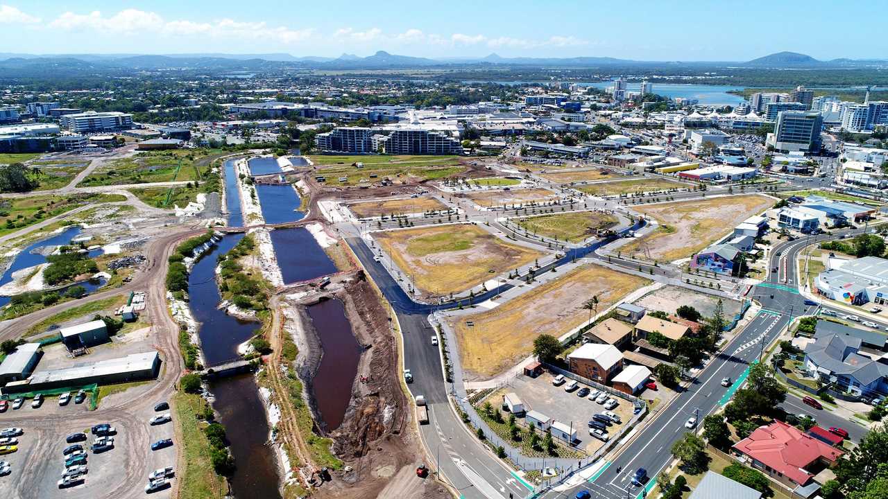 Development of the new CBD at Maroochydore, Sunshine Coast. Picture: Patrick Woods