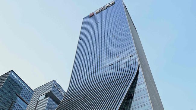 The Evergrande headquarters in Shenzhen, China. Picture: Noel Celis/AFP