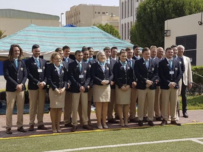 The Australian team at the 2017 WorldSkills competition. Picture: Supplied