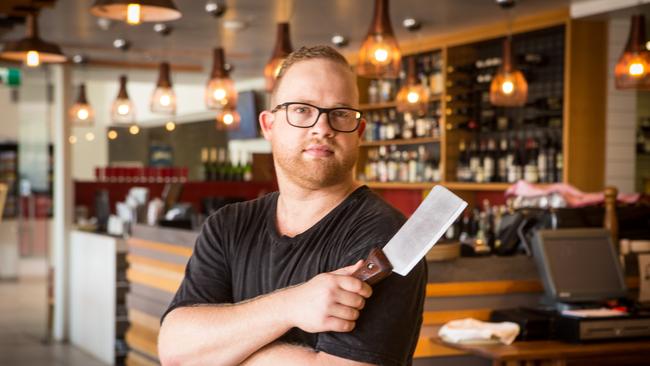 Indigenous chef Zach Green will be popping up at Cockatoo Island. Picture: Glenn Campbell