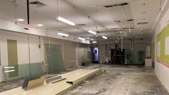 Inside 64 Edith St, Wynnum where a new bar will be opened later this year.