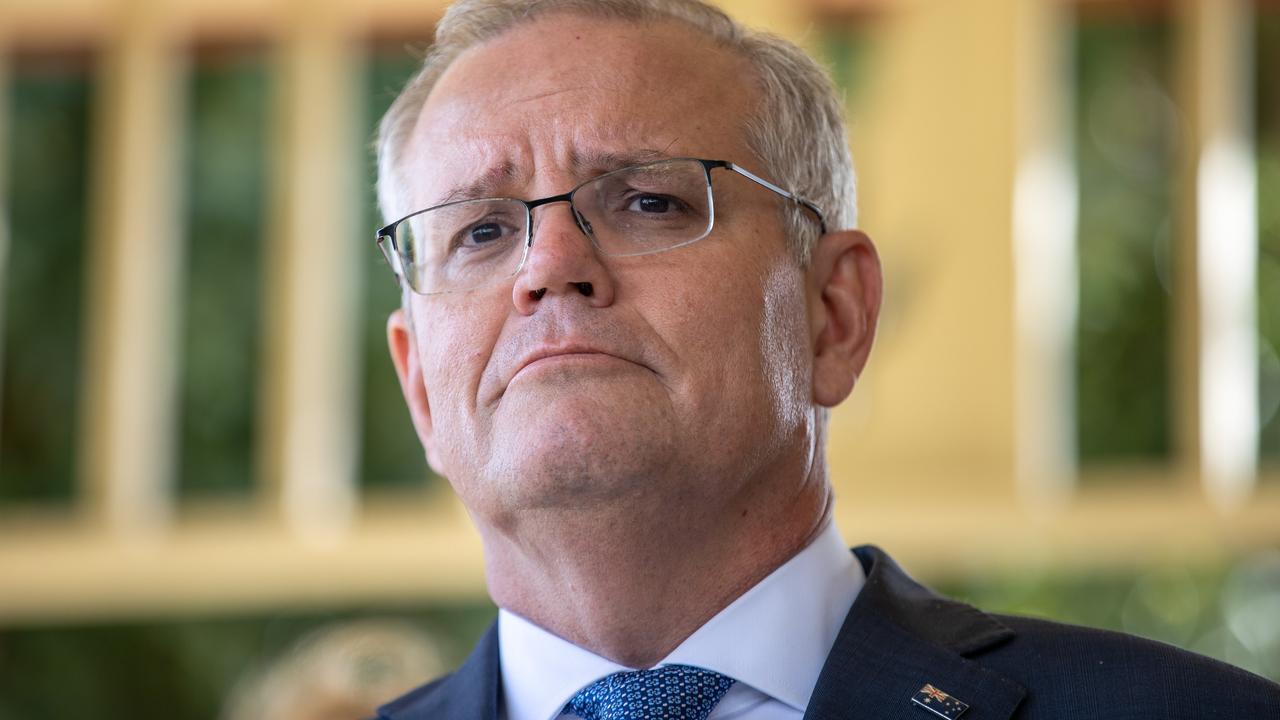 Prior to being voted out of the top job, former Prime Minister Scott Morrison said in March that attending the G20 with Russian President Vladimir Putin in attendance would be a “step too far”. Picture: Jason Edwards