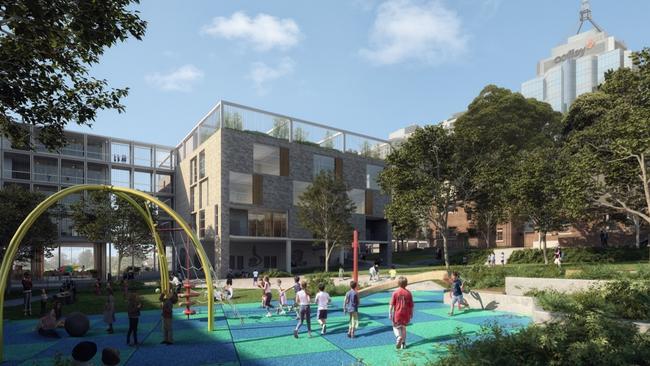 A concept plan of the Chatswood Primary School redevelopment