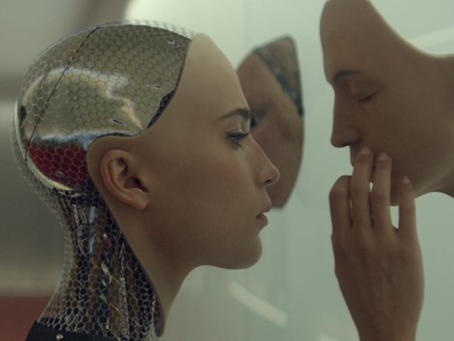 Alicia Vikander in a scene from Ex Machina.