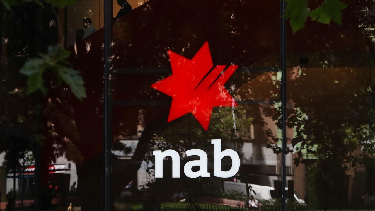 Some of the money was sent from the Sawyers’ NAB account. Picture: Lisa Maree Williams/Getty Images)