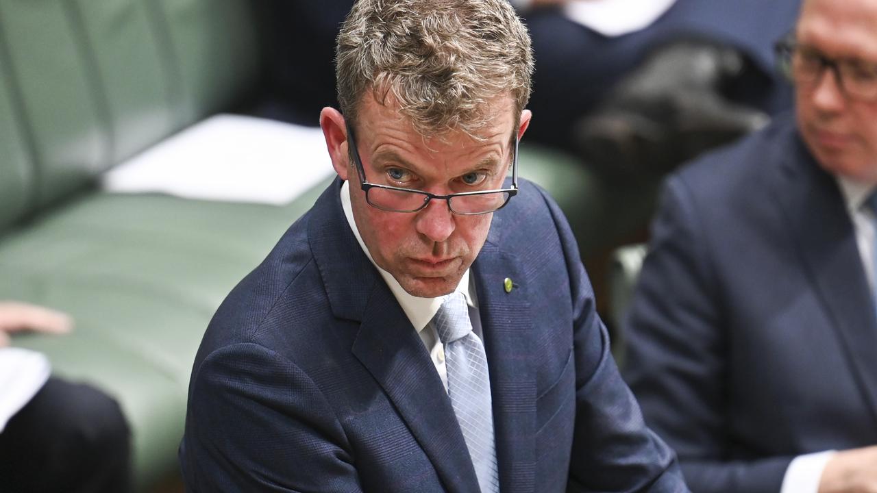 Dan Tehan during question time at Parliament House in Canberra. Picture: Martin Ollman/NewsWire