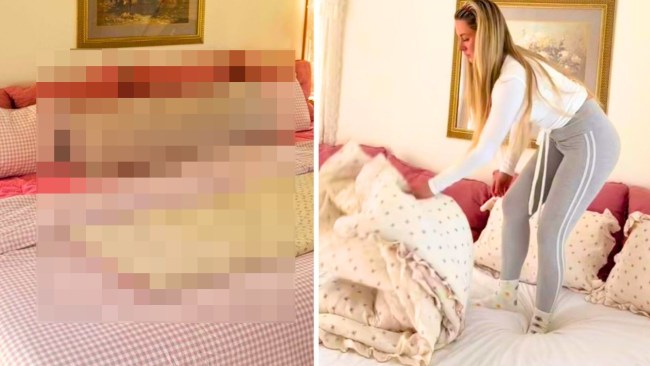 Mum posts her standard bedroom habit, but everyone has questions