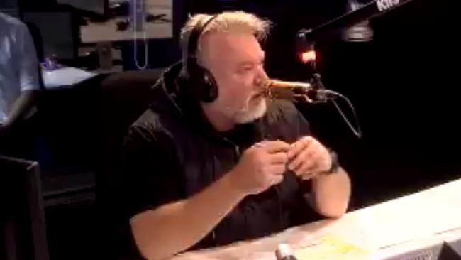 Kyle Sandilands on air this morning.