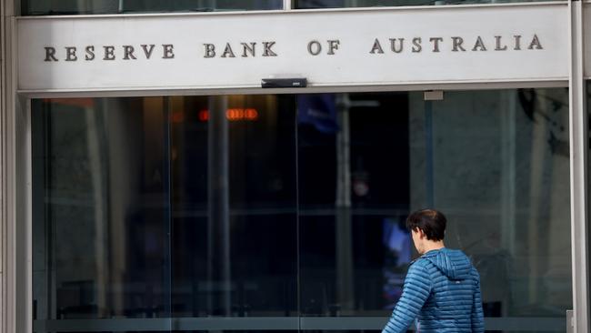 Reserve Bank guidance that domestic interest rates may be on hold for an “extended period” adds to uncertainty about the corporate earnings. Picture: Damian Shaw