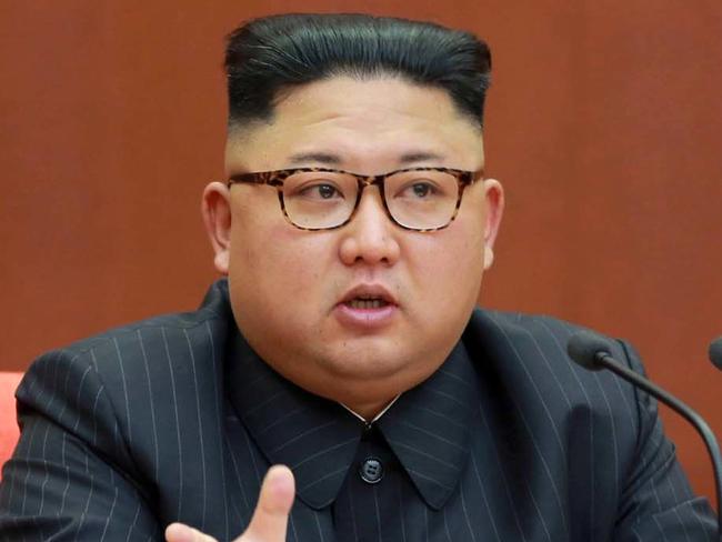 This Saturday, Oct. 7, 2017 photo distributed by the North Korean government shows North Korean leader Kim Jong Un speaking during a meeting of the central committee of the Workers' Party of Korea in Pyongyang.  The granting of the Nobel Peace Prize to the International Campaign to Abolish Nuclear Weapons opened itself to a clear interpretation across Asia: When it comes to the nuclear-saturated war of words on the Korean Peninsula, attention must be paid and treaties must be signed. And it must be done in a preventative way, at top speed, before something happens that can't be undone.  Looming in the background of the award announcement Friday, Oct. 6,  was the sometimes scalding, sometimes tepid, never silent geopolitical scuffle this year between the young leader of the third-generation Pyongyang regime and the always voluble president of the United States.  Independent journalists were not given access to cover the event depicted in this image distributed by the North Korean government. The content of this image is as provided and cannot be independently verified.  (Korean Central News Agency/Korea News Service via AP)