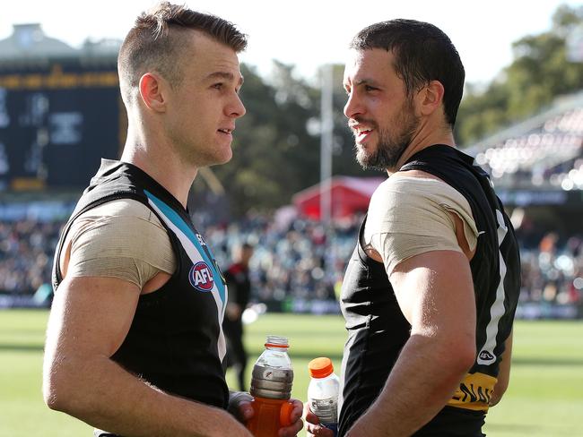 Port Adelaide did well out of the 2006 draft, recruiting Robbie Gray and Travis Boak. Picture: Sarah Reed