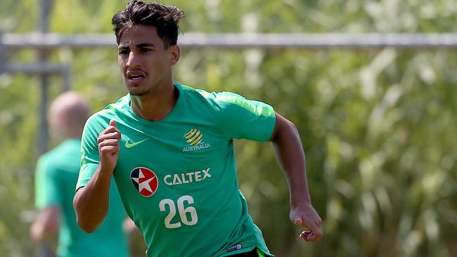 Daniel Arzani has the honour being the youngest player in Russia.