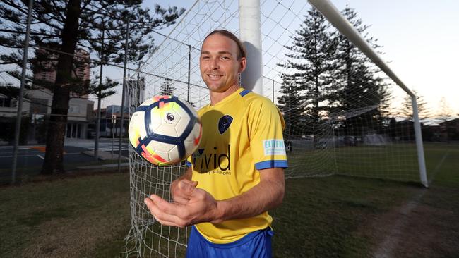 Broadbeach veteran Luke Martinero will play his final Premier League game in Saturday night's grand final against Gold Coast Knights. Picture: Richard Gosling