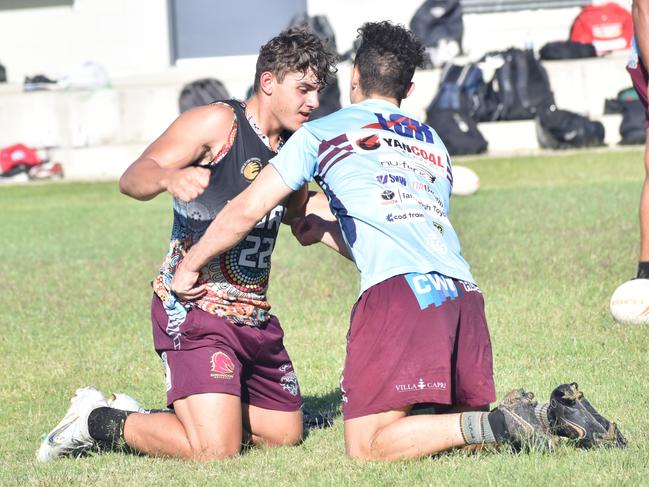 CQ Capras under-16, under-18, under-21 and senior men training at Kettle Park, Rockhampton, on December 3, 2022.