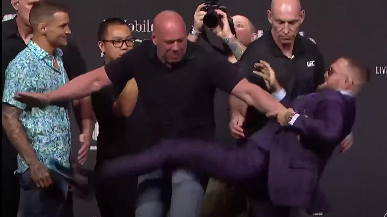 Conor McGregor was all sorts of fired up.