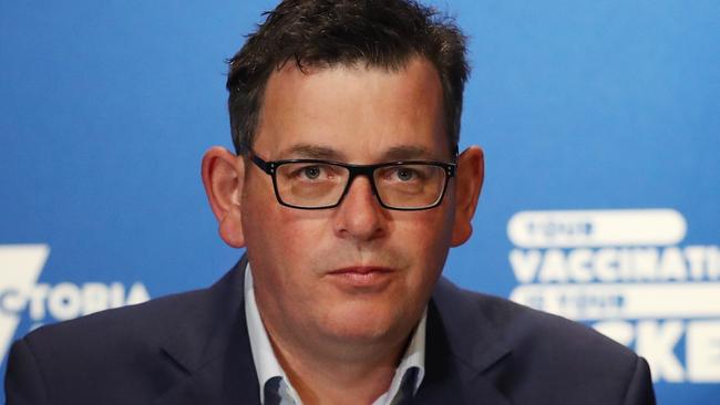 MELBOURNE, AUSTRALIA - NewsWire Photos, JANUARY 13, 2021. The Victorian Premier, Daniel Andrews (pictured) and COVID Commander Jeroen Weimar  provide a COVID update. Picture: NCA NewsWire / David Crosling