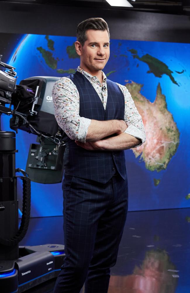 ABC weather presenter Nate Byrne has been open about his mental health struggles since his own on-air panic attack. Picture: TWAM/Peter Tarasiuk