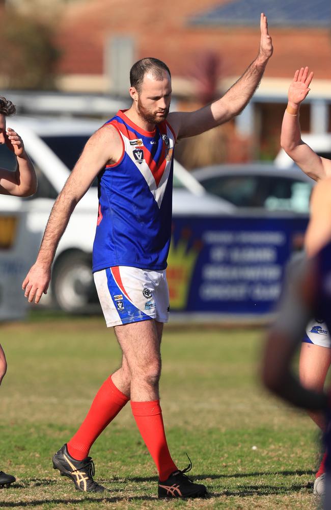 Fraser Fort’s Round 8 game against Lara was statistically the best in the season. Picture: Mark Wilson