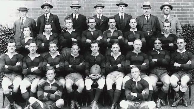 Golden era: The Bears’ 1922 top-grade premiership-winning team.