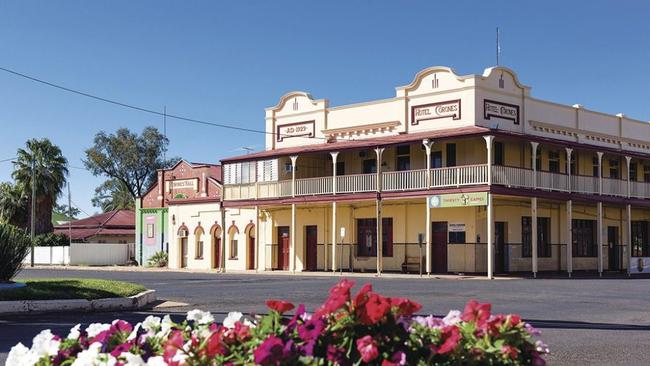 A Charleville police officer was assaulted by Adam Trent Delaney inside the Hotel Corones, Charleville.