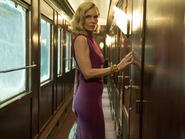 Michelle Pfeiffer adds emotional heft to a classic murder mystery in Murder On The Orient Express.